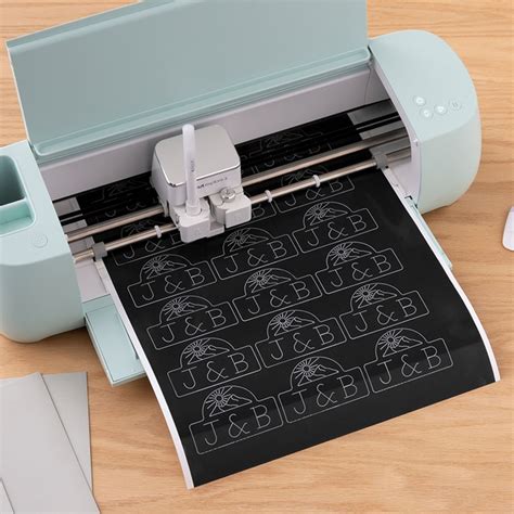 Adesivo Vinil Smart Permanente Desenh Vel Preto Cricut X Cm