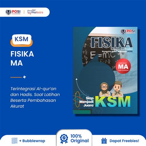 Jual Buku POSI Persiapan KSM FISIKA MA TERINTEGRASI Full Soal Latihan