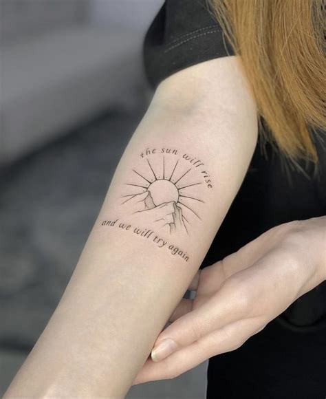 The Sun Will Rise And We Will Try Again Tattoo Pilot Tattoo Twenty