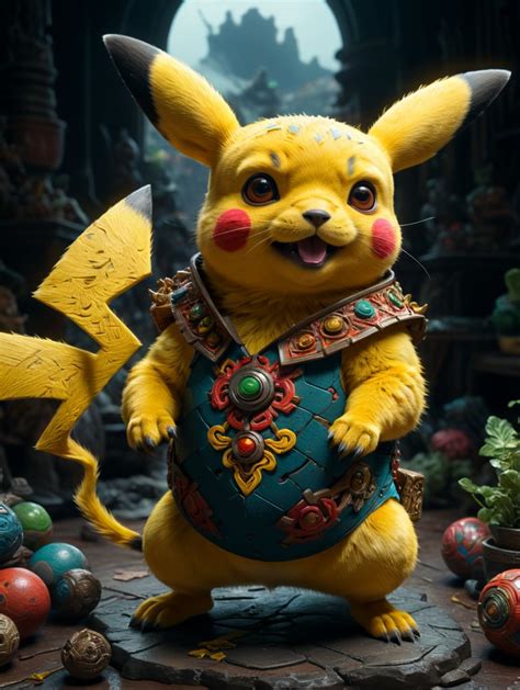 Premium Free Ai Images Mexican Pikachu