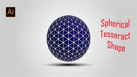 How To Create Spherical Tesseract Shape In Illustrator Tutorials