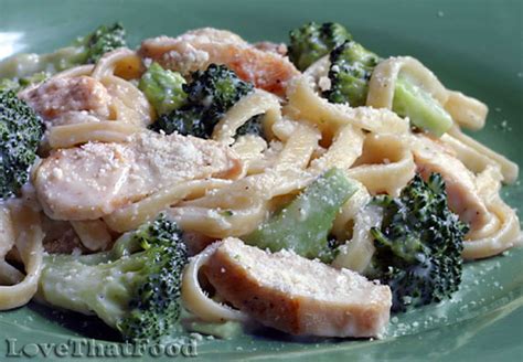 Chicken Broccoli Fettuccine Recipe with Picture - LoveThatFood.com