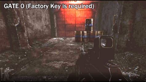 Factory Gate Exit Location With Map Escape From Tarkov Youtube