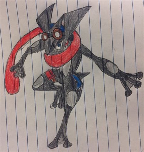 Grin The Shiny Greninja Wiki Pok Mon Rpers Amino Amino