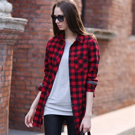 Lista Foto Outfit Camisa Cuadros Blanco Y Negro Mujer Lleno