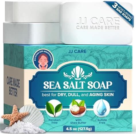 Amazon Natural Sea Salt Bar Soap Oz Each For All Skin Types