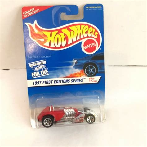 Hot Wheels 1997 First Editions Saltflat Racer Toy Car Mattel