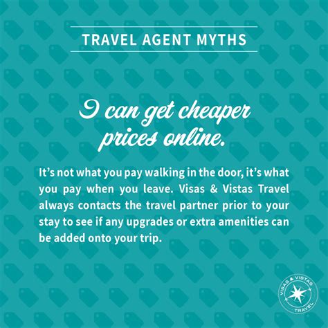 Travel Agent Myths — Visas And Vistas Travel Blog