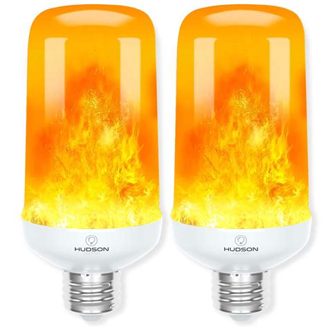 Hudson Led Flame Effect Light Bulbs With Mode Upside Down Effect W