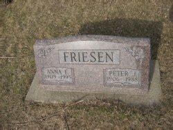 Anna Emma Olfert Friesen Memorial Find A Grave