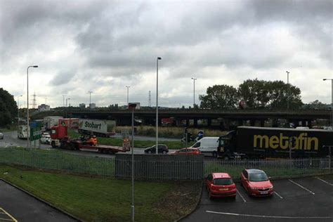 M5 Crash Gridlock Long Traffic Delays After Lorry Crash Shuts Motorway