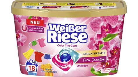 Wei Er Riese Colorwaschmittel Color Trio Caps Floral Sensation Orchidee