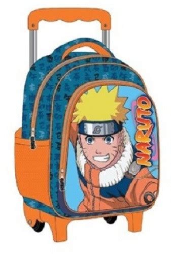 Trolley Mochila Pré Escolar Naruto 31cm Loja da Criança