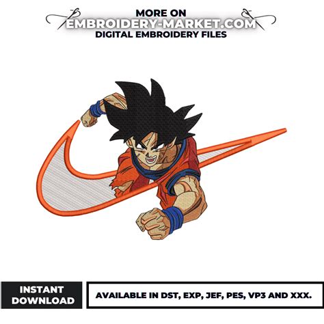 New Goku Design Dbz Emb File Embroidery Market