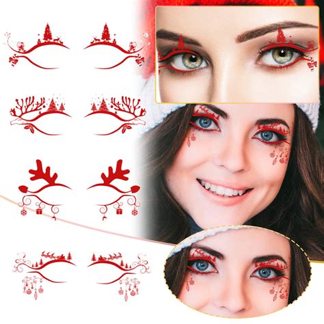 Eyeliner Stickers Reusable Glitter Eyeliner Stickers Adhesive Eyeliner Stickers Invisible Eye