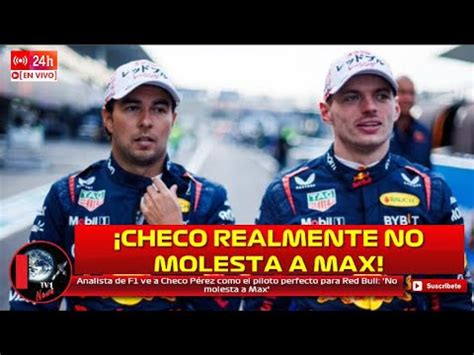 Analista de F1 ve a Checo Pérez como el piloto perfecto para Red Bull