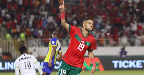 Vidéos Youssef En Nesyri premier Lion à marquer lors de quatre CAN