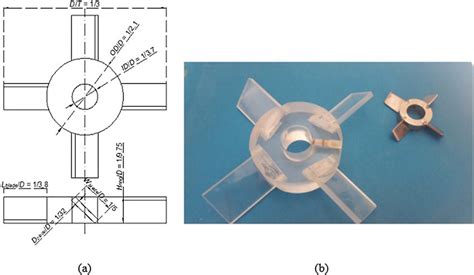 A Details Of The Pitched Blade Turbine Pbt Employed B Picture