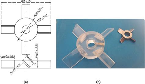 A Details Of The Pitched Blade Turbine PBT Employed B Picture