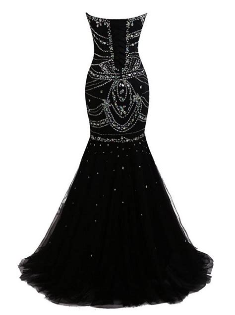 Engagement Dresses Noche Long Party Dress Elegant Black Mermaid Evening