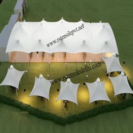 Modular Pvc Tensile Tent Fabric Structure In Delhi Rs Tensile Private