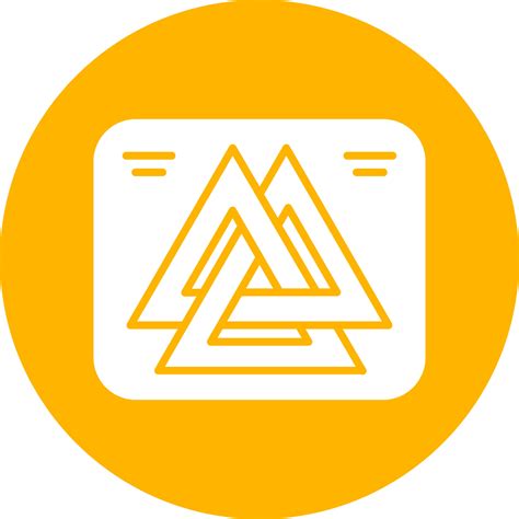 Valknut Vector Icon 20404659 Vector Art At Vecteezy