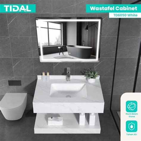 Jual Wastafel Kabinet Minimalis Cermin Kamar Mandi Tidal TD6050