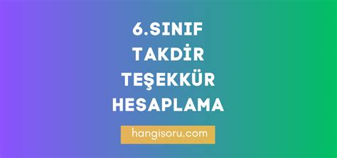 S N F Takdir Te Ekk R Hesaplama E Okul Uyumlu Hangisoru