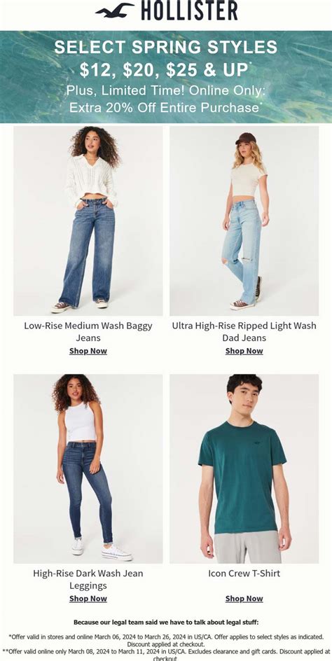 Hollister April 2024 Coupons And Promo Codes 🛒