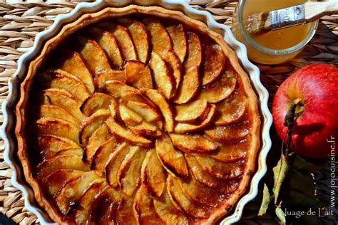 Tarte Flamande Aux Pommes Et Vergeoise Nuage De Lait Tarte Recette