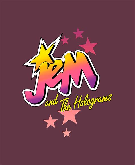 Jem And The Holograms Logo Classic Painting By Miller Murphy Pixels