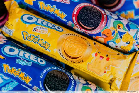 Oreo Pok Mon Has New Embossed Cookies Special Pikachu Flavour