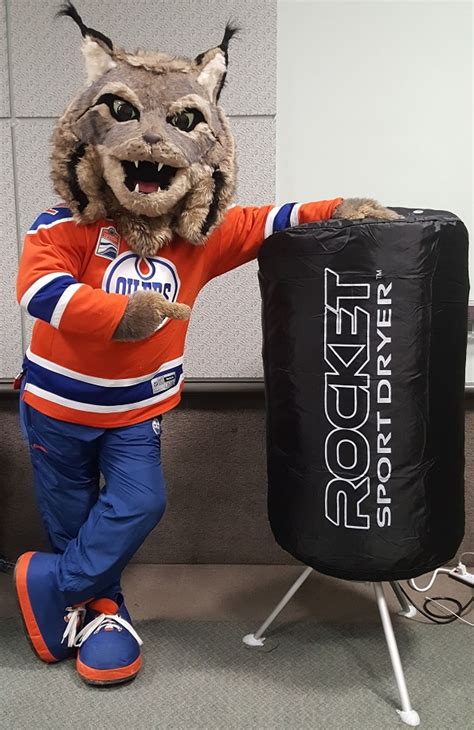 Oilers Mascot Lynx To Uses Rocket Sport Locker Rocket Sport Products