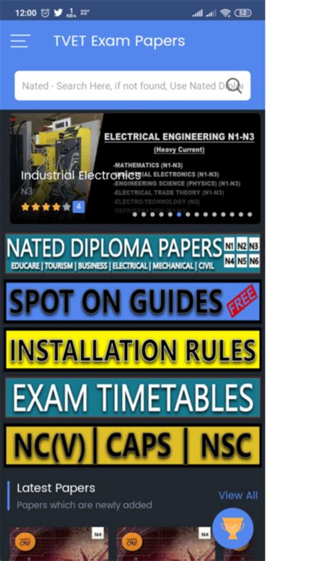 Tvet Exam Papers Nated Ncv Nsc Papers Here App On The Amazon Appstore