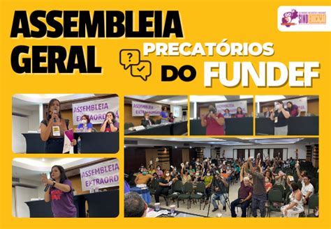 Em Assembleia Geral sobre Precatórios do Fundef categoria delibera