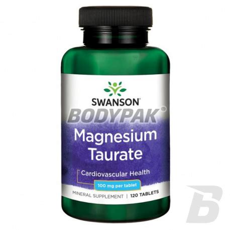 Swanson Magnesium Taurate 100 Mg 120 Tabl 79 98 Pln Opinie