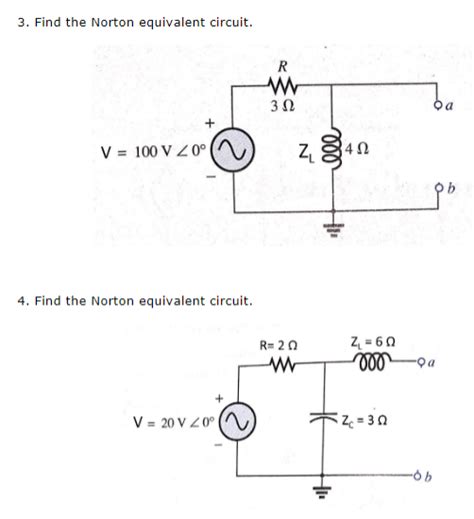 Solved Find The Norton Equivalent Circuit Find The Norton Chegg