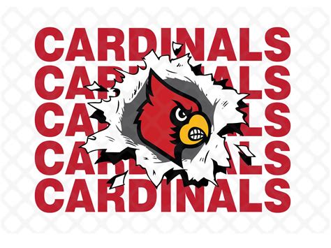 Cardinalscardinals Svgcardinals Mascotcardinals Cut Etsy