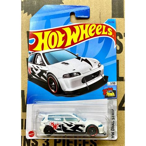 Hot Wheels Genuine JDM Honda Civic Custom White Model 2023 Shopee Malaysia
