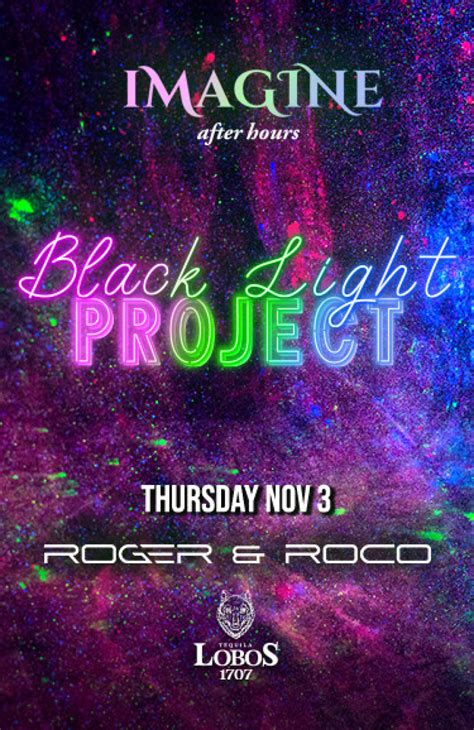 Imagine Black Light Project At Drai S After Hours On Thursday November