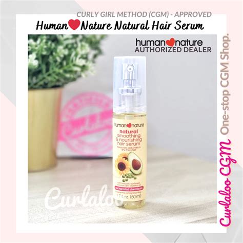 Curlaloo CGM Shop Human Nature Smoothing Nourishing Hair Serum 50ml