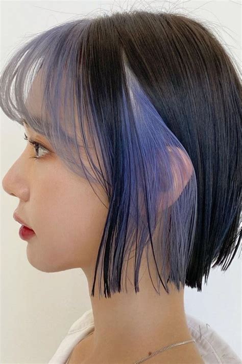 45+ Korean Secret Two-Tone Hair Color (Hidden Hair Color) Ideas Korean ...