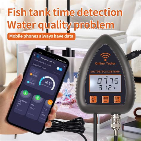 Tuya Wifi In Water Quality Monitor Salt Ph Ec Tds S G Temperature