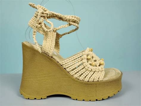 Deadstock S Chunky Platform Wedge Sandals By Soda Size Etsy Uk