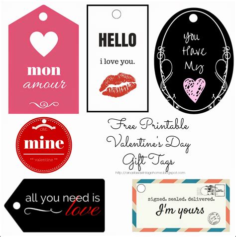 Printable Valentine's Day Gift Tags {Valentine's Day Blog Hop ...