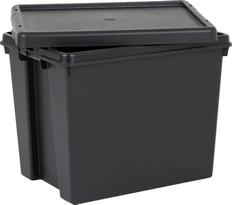 JMS We Create Smile 24L 24 Litre Black Heavy Duty Recycled Plastic