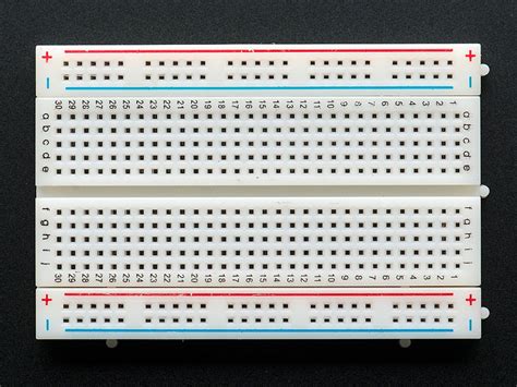 Half Size Breadboard Id 64 500 Adafruit Industries Unique And Fun