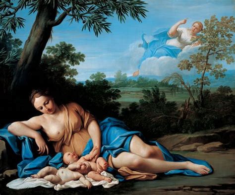 Naissance D Apollon Et De Diane Par Marcantonio FRANCESCHINI Greek And