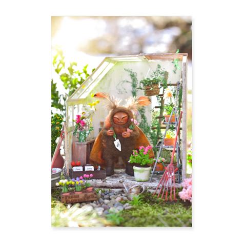 Sunshine And Flowers Print Treehouse Creatures