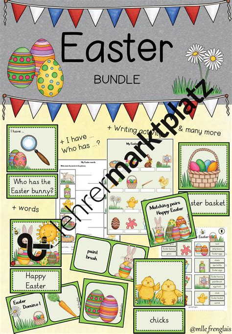 Easter BUNDLE SPARSET SPARPAKET Unterrichtsmaterial